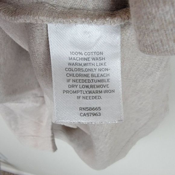 Nordstrom Brand Heather Taupe Button Up Short Sleeves Knit Cotton Polo Shirt XL - Picture 9 of 9